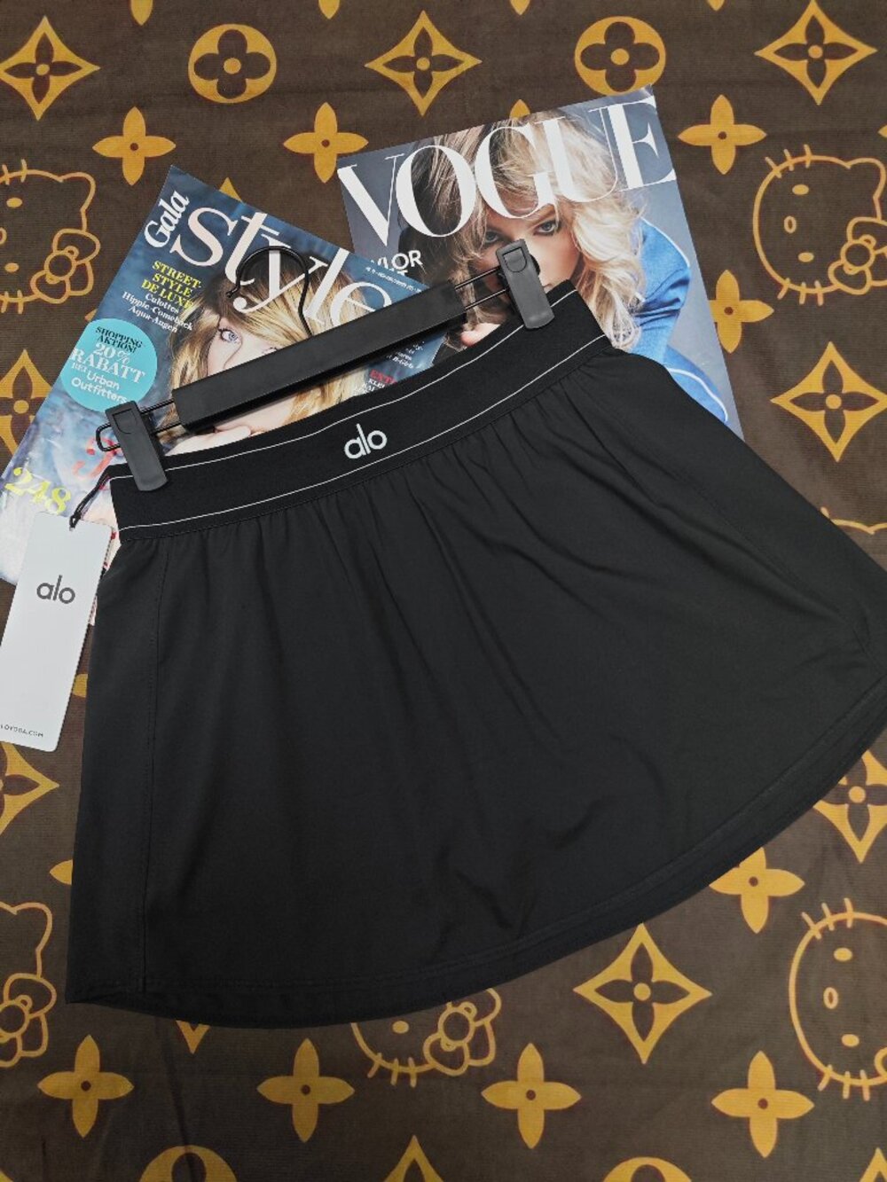 New ALO Yoga Black Match Point Tennis Skirt🌿Daily & Activewear & Minimalist🥰 - Picture 2 of 8